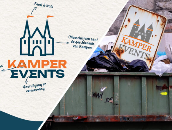 Oude logo Kamper Events voelt zich ‘afgedankt’