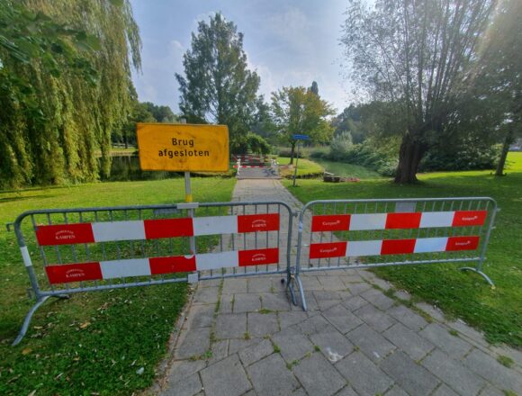 Brug Rozenlaantje afgesloten wegens werkzaamheden